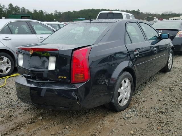 1G6DM56T350219453 - 2005 CADILLAC CTS BLACK photo 4