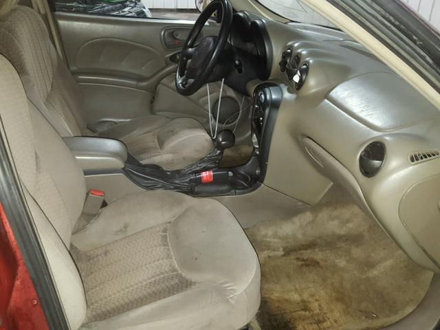 1G2NF52E23C288704 - 2003 PONTIAC GRAND AM S RED photo 5