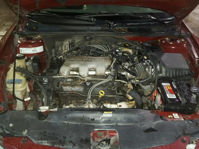 1G2NF52E23C288704 - 2003 PONTIAC GRAND AM S RED photo 7