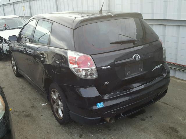 2T1KR30E88C714388 - 2008 TOYOTA COROLLA MA BLACK photo 3