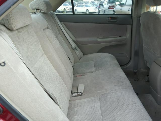 JTDBE32K720114221 - 2002 TOYOTA CAMRY LE წითელი ფოტო 6