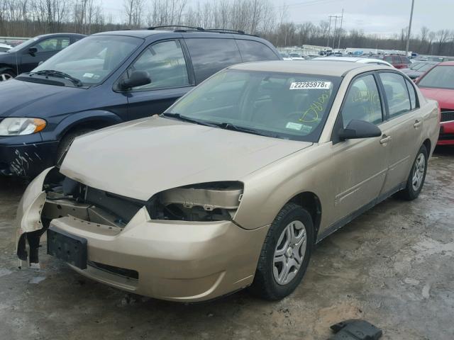 1G1ZS57F17F266491 - 2007 CHEVROLET MALIBU LS TAN photo 2