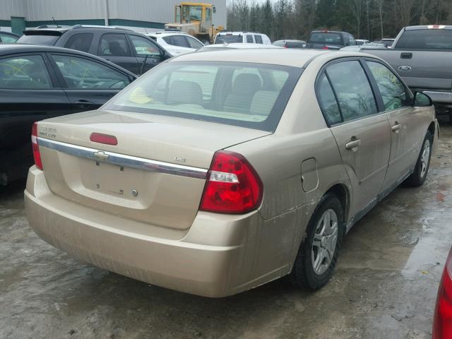 1G1ZS57F17F266491 - 2007 CHEVROLET MALIBU LS TAN photo 4