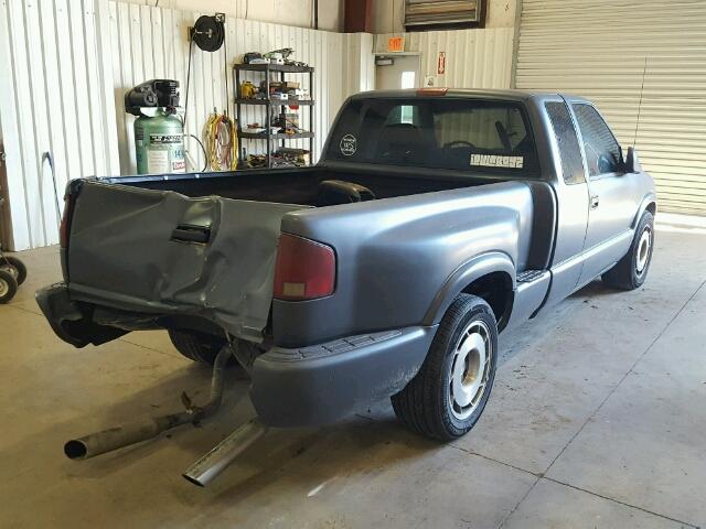 1GCCS19XXTK222308 - 1996 CHEVROLET S TRUCK S1 GRAY photo 4