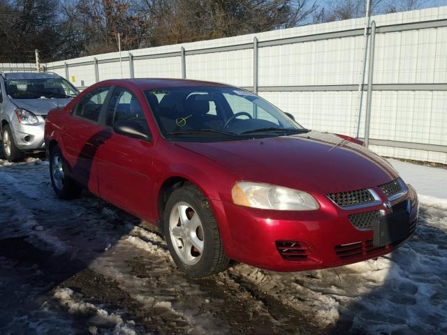 1B3EL46X95N653687 - 2005 DODGE STRATUS SX RED photo 1