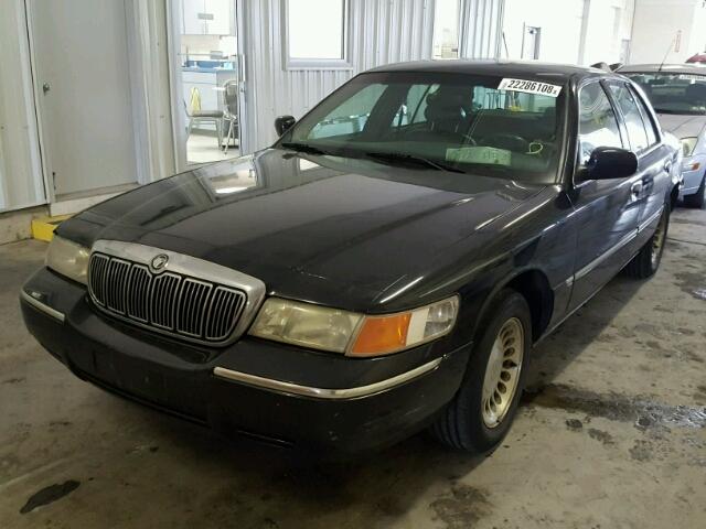 2MEFM75W8YX695781 - 2000 MERCURY GRAND MARQ BLACK photo 2