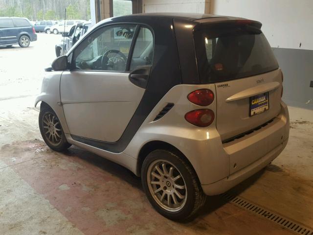 WMEEJ3BA8CK556786 - 2012 SMART FORTWO PUR SILVER photo 3