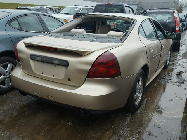 2G2WS522841188149 - 2004 PONTIAC GRAND PRIX GOLD photo 4