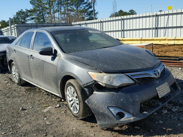 4T1BF1FK6CU037598 - 2012 TOYOTA CAMRY BASE GRAY photo 1