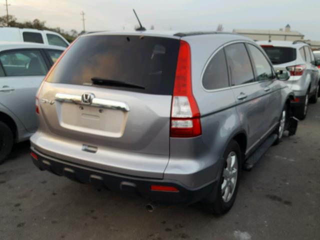 JHLRE48718C025276 - 2008 HONDA CR-V EXL SILVER photo 4