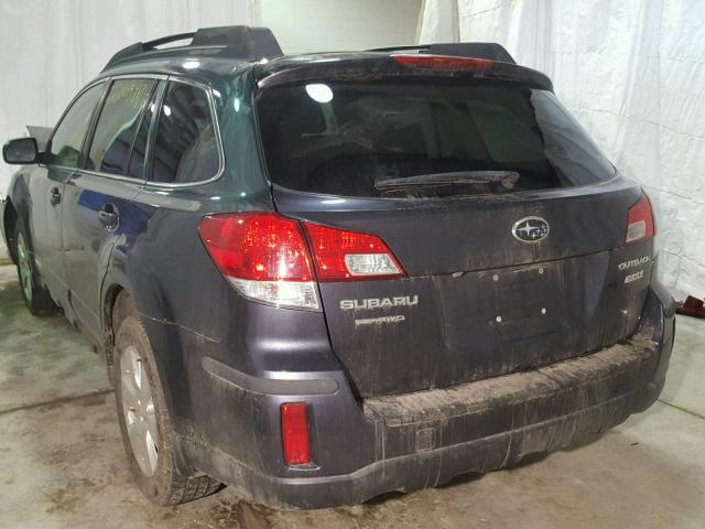 4S4BRBGC3C3290128 - 2012 SUBARU OUTBACK 2. GRAY photo 3