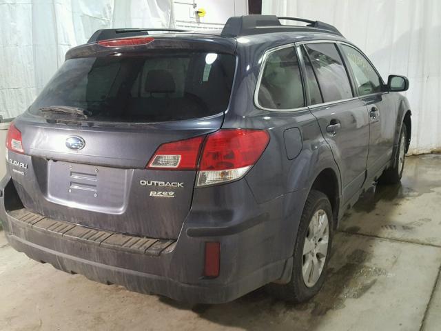 4S4BRBGC3C3290128 - 2012 SUBARU OUTBACK 2. GRAY photo 4