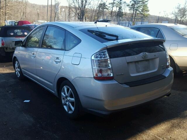 JTDKB20U783430863 - 2008 TOYOTA PRIUS SILVER photo 3