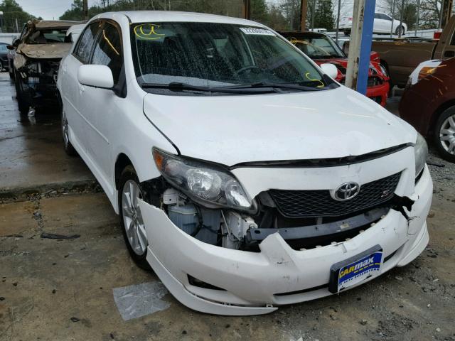 1NXBU40E09Z067215 - 2009 TOYOTA COROLLA BA WHITE photo 1