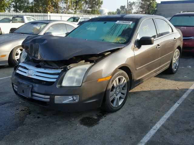 3FAFP08166R123657 - 2006 FORD FUSION SEL CHARCOAL photo 2