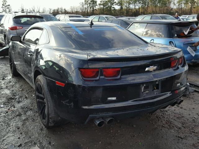 2G1FS1EW9D9209765 - 2013 CHEVROLET CAMARO SS BLACK photo 3