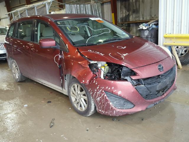 JM1CW2BL2C0111605 - 2012 MAZDA 5 MAROON photo 1