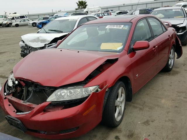 1YVHP80D255M10058 - 2005 MAZDA 6 S Bordeaux Foto 2