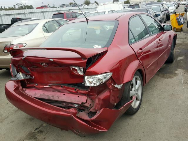 1YVHP80D255M10058 - 2005 MAZDA 6 S Bordeaux Foto 4