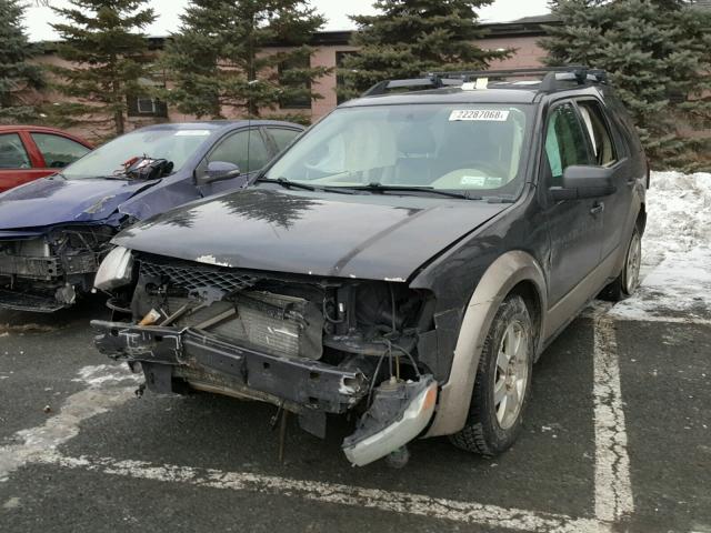 1FMDK02157GA17956 - 2007 FORD FREESTYLE BLACK photo 2