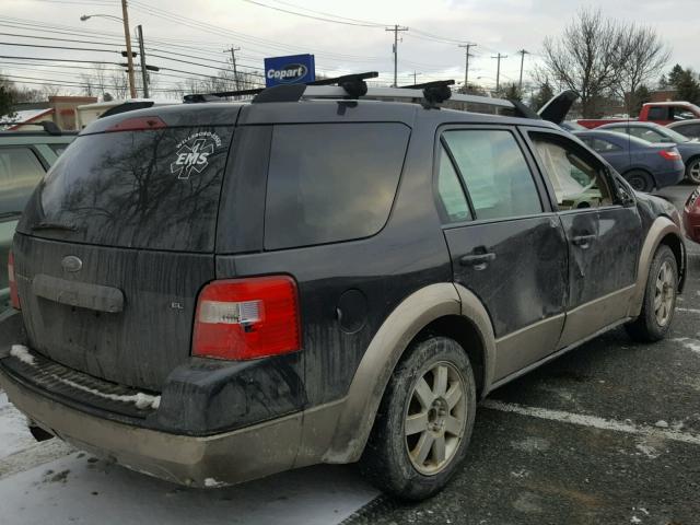 1FMDK02157GA17956 - 2007 FORD FREESTYLE BLACK photo 4