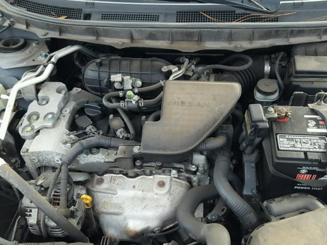 JN8AS58V28W400814 - 2008 NISSAN ROGUE S GRAY photo 7