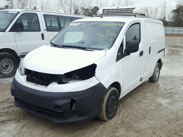 3N6CM0KN5EK700393 - 2014 NISSAN NV200 2.5S WHITE photo 2