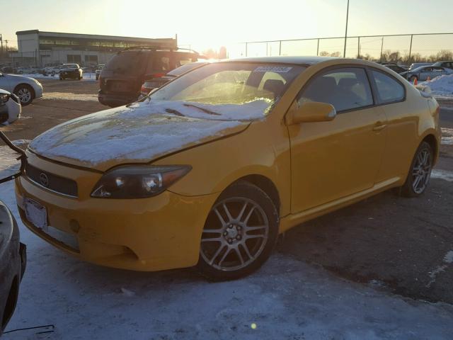 JTKDE177260067096 - 2006 TOYOTA SCION TC YELLOW photo 2