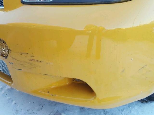 JTKDE177260067096 - 2006 TOYOTA SCION TC YELLOW photo 9