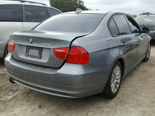 WBAPH77529NM29820 - 2009 BMW 328 I GRAY photo 4