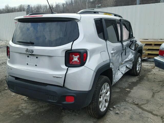 ZACCJBBT7GPE33901 - 2016 JEEP RENEGADE L SILVER photo 3