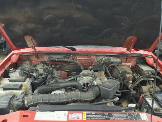 1FTYR14V21PB18516 - 2001 FORD RANGER SUP RED photo 7