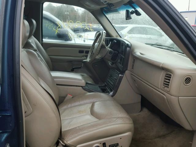 1GKEK63U55J248476 - 2005 GMC YUKON DENA BLUE photo 5