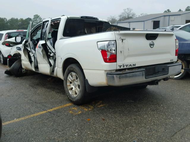 1N6AA1EK5HN529215 - 2017 NISSAN TITAN S WHITE photo 3