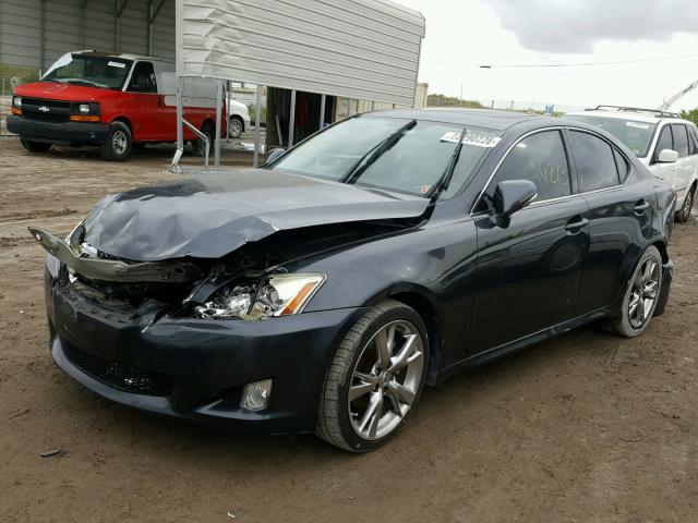 JTHBK262295094680 - 2009 LEXUS IS 250 GRAY photo 2