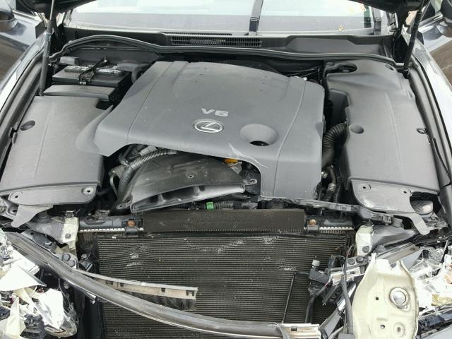 JTHBK262295094680 - 2009 LEXUS IS 250 GRAY photo 7