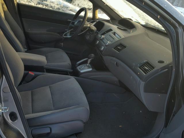 2HGFA16568H354517 - 2008 HONDA CIVIC LX GRAY photo 5