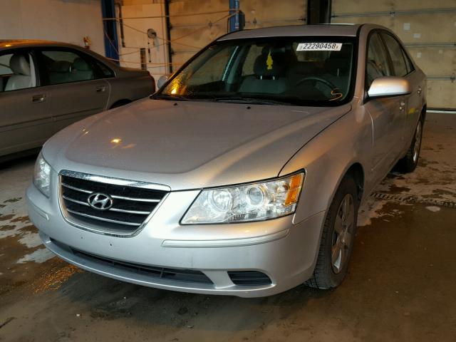 5NPET46C79H433532 - 2009 HYUNDAI SONATA GLS SILVER photo 2