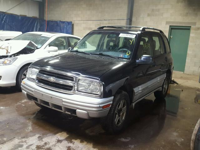 2CNBJ634726936548 - 2002 CHEVROLET TRACKER LT BLACK photo 2