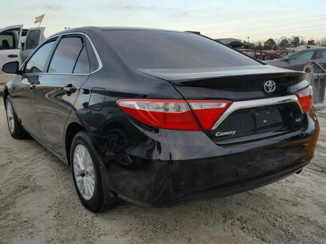 4T4BF1FK3GR537522 - 2016 TOYOTA CAMRY LE BLACK photo 3