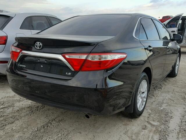 4T4BF1FK3GR537522 - 2016 TOYOTA CAMRY LE 黑色 照片 4