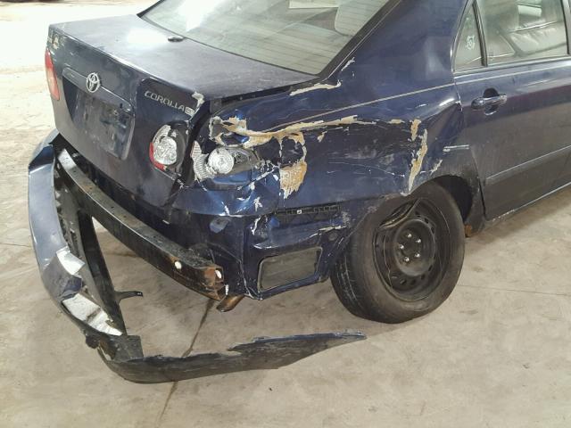 2T1BR32E44C207074 - 2004 TOYOTA COROLLA CE BLUE photo 9