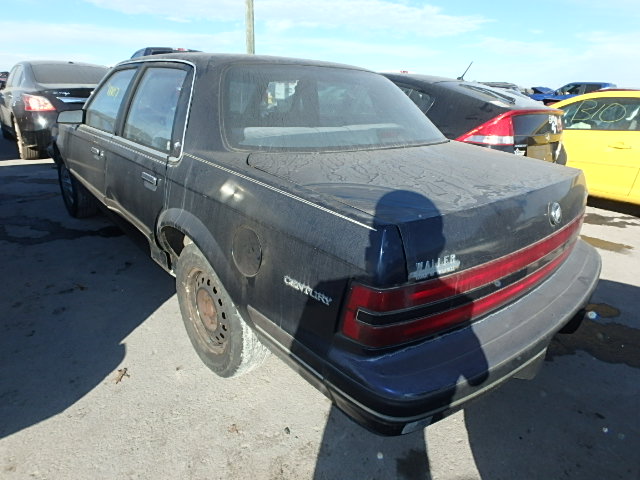 1G4AG54N5N6475789 - 1992 BUICK CENTURY SP BLUE photo 3