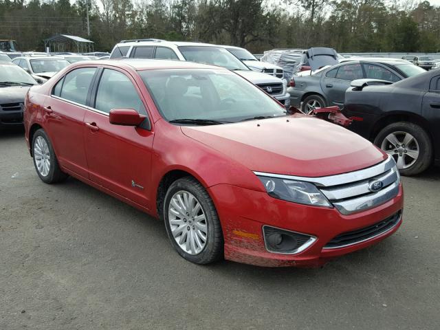 3FADP0L32BR206464 - 2011 FORD FUSION HYB RED photo 1