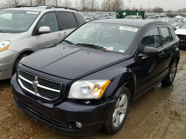 1B3CB3HA3BD106154 - 2011 DODGE CALIBER MA BLACK photo 2