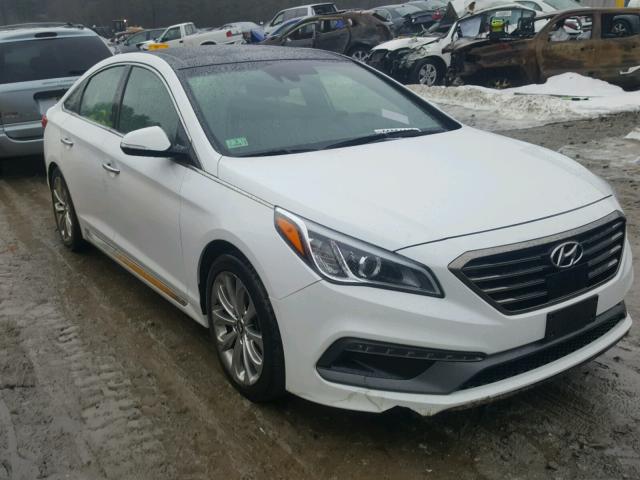 5NPE34AB4FH076613 - 2015 HYUNDAI SONATA SPO WHITE photo 1