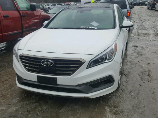 5NPE34AB4FH076613 - 2015 HYUNDAI SONATA SPO WHITE photo 9