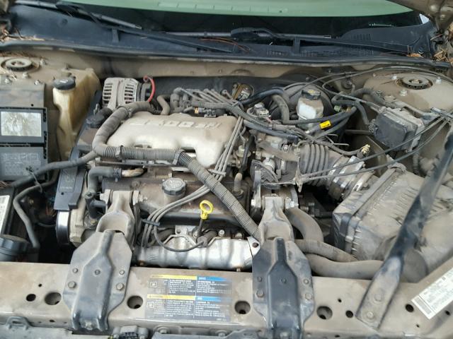 2G1WF52E059131613 - 2005 CHEVROLET IMPALA GOLD photo 7