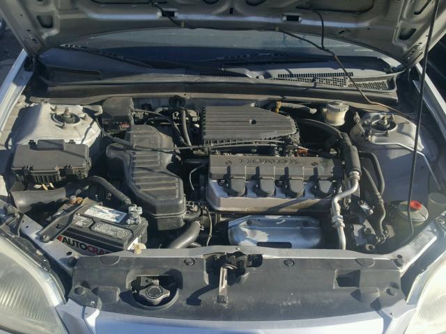 2HGES16522H513453 - 2002 HONDA CIVIC LX SILVER photo 7