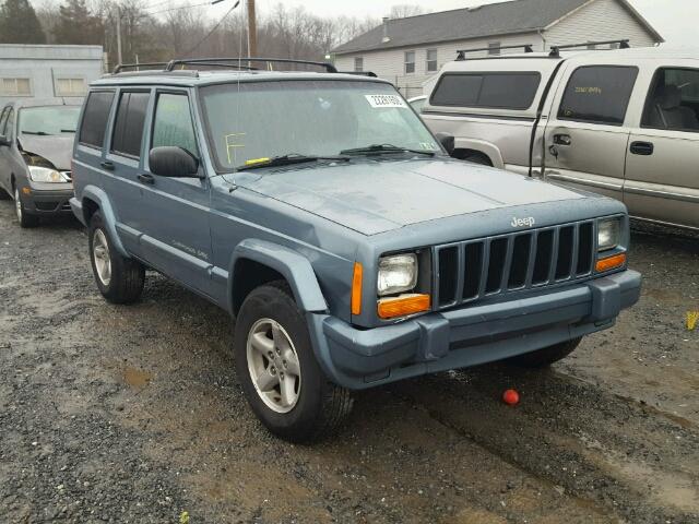 1J4FJ68S5WL117333 - 1998 JEEP CHEROKEE S BLUE photo 1